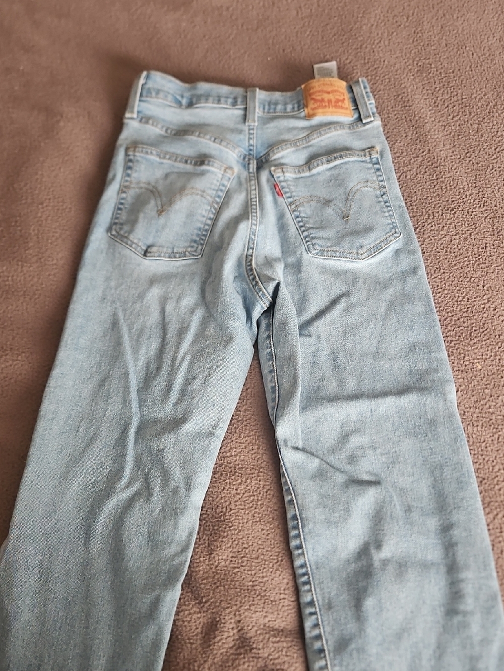 Levi's Light Blue Ribcage Straight Ankle Women's Jeans
